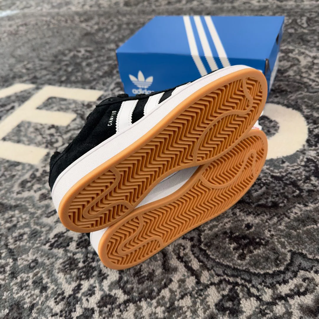 Adidas Campus 00s Black White Gum (Kids) - Image 6
