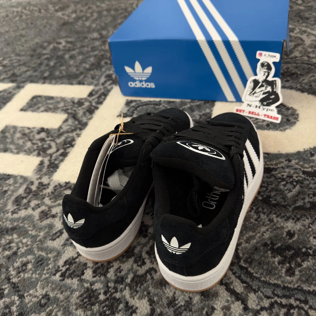 Adidas Campus 00s Black White Gum (Kids) - Image 7