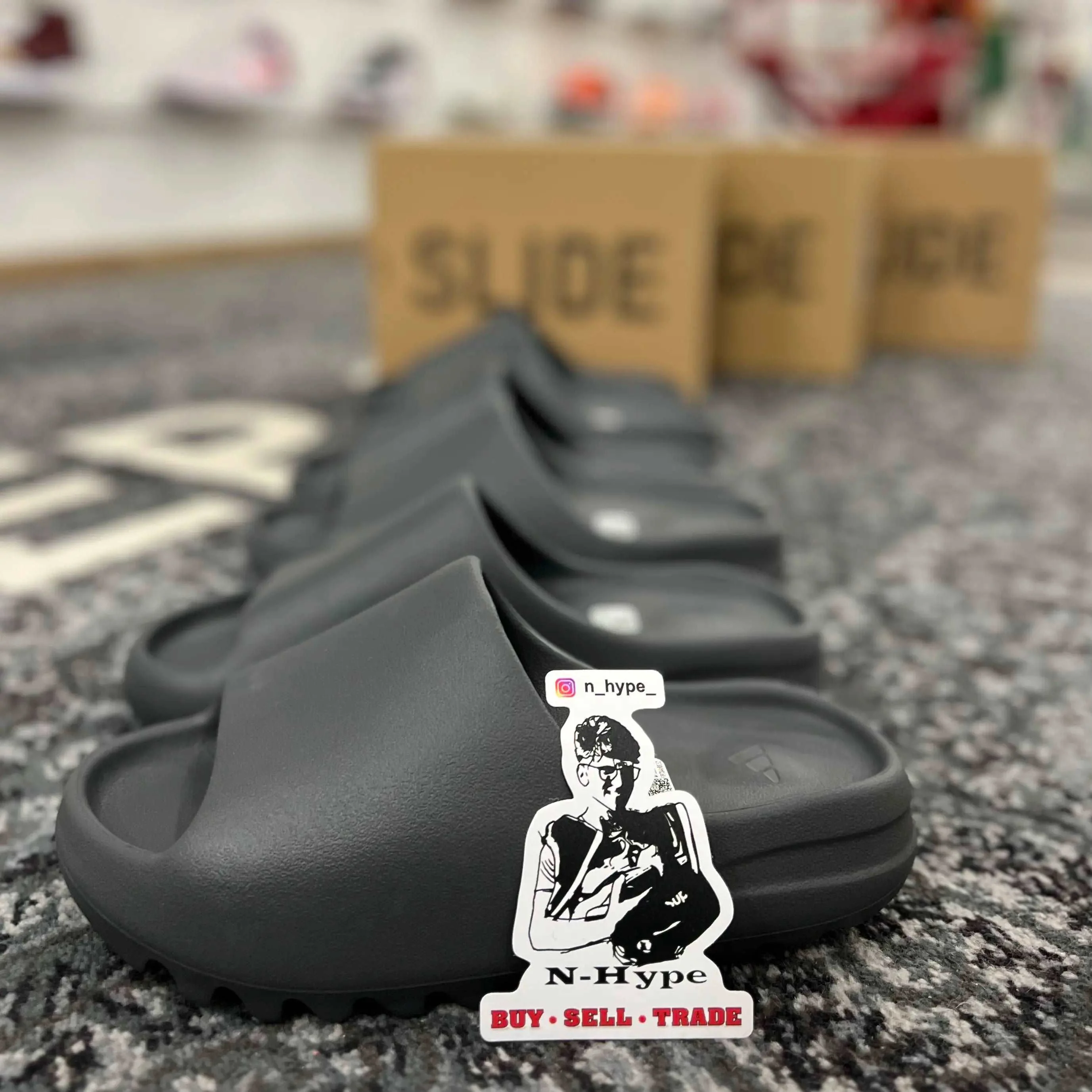 Adidas Yeezy Slide Slate Grey - Image 4