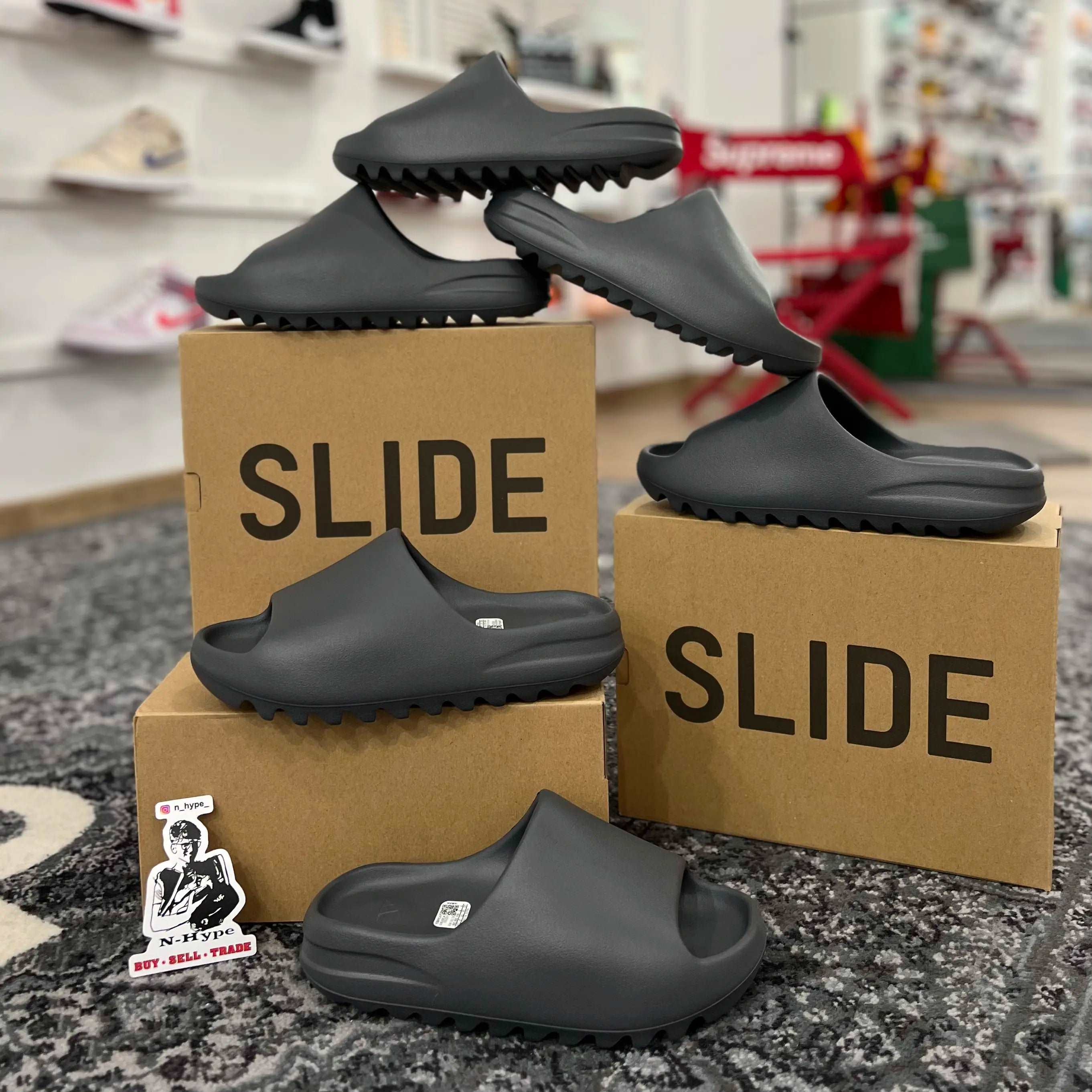 Adidas Yeezy Slide Slate Grey - Image 6