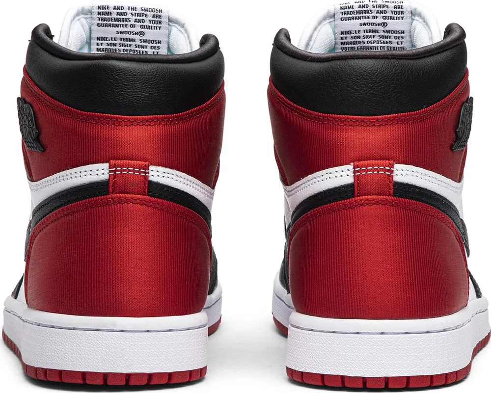 Jordan 1 Retro High Satin Black Toe (W) - Image 3
