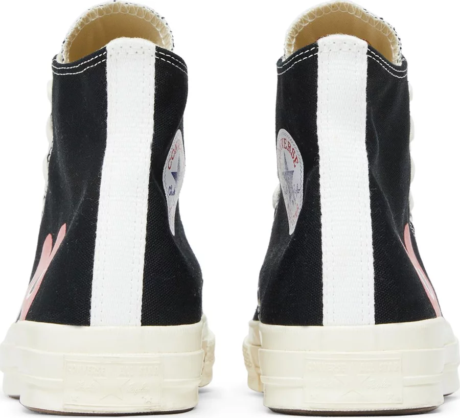 Converse Chuck Taylor All Star 70 Hi Comme des Garcons PLAY Black - Image 3