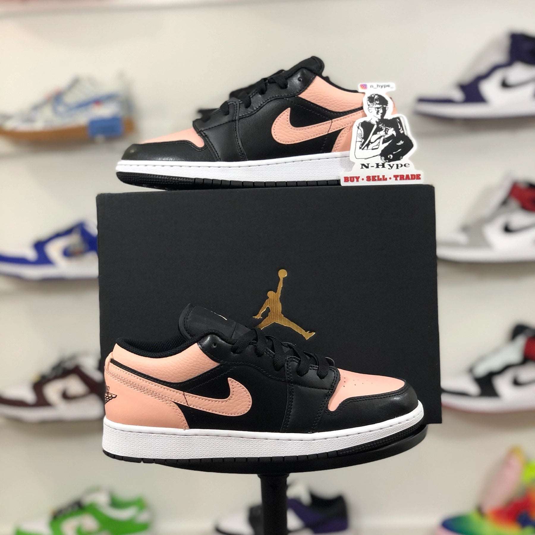 Jordan 1 Low Crimson Tint (GS) - Image 5