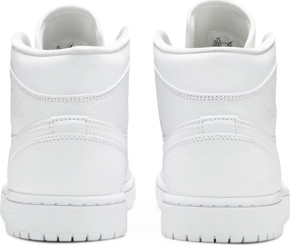 Jordan 1 Mid Triple White 2.0 (2020) - Image 3