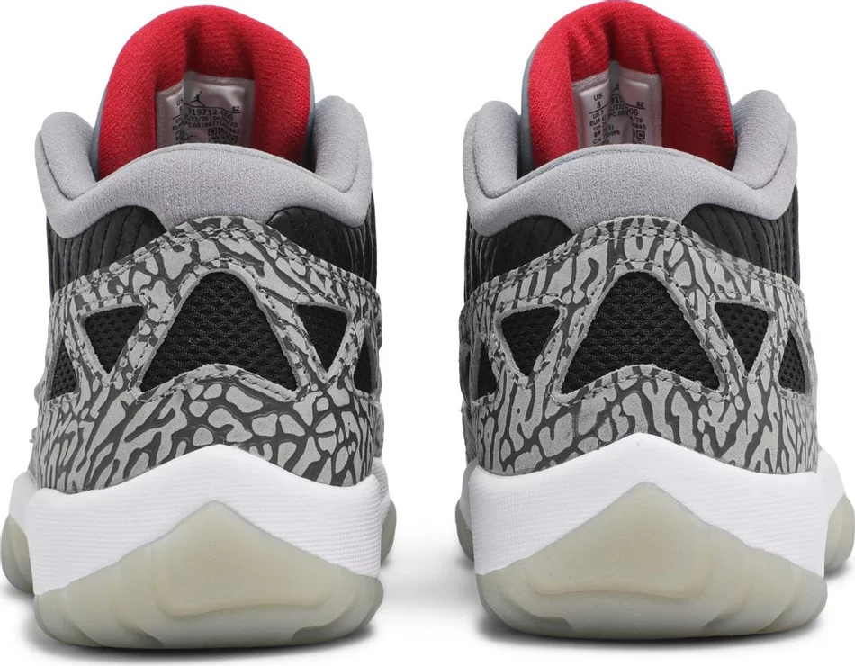 Jordan 11 Retro Low IE Black Cement - Image 3