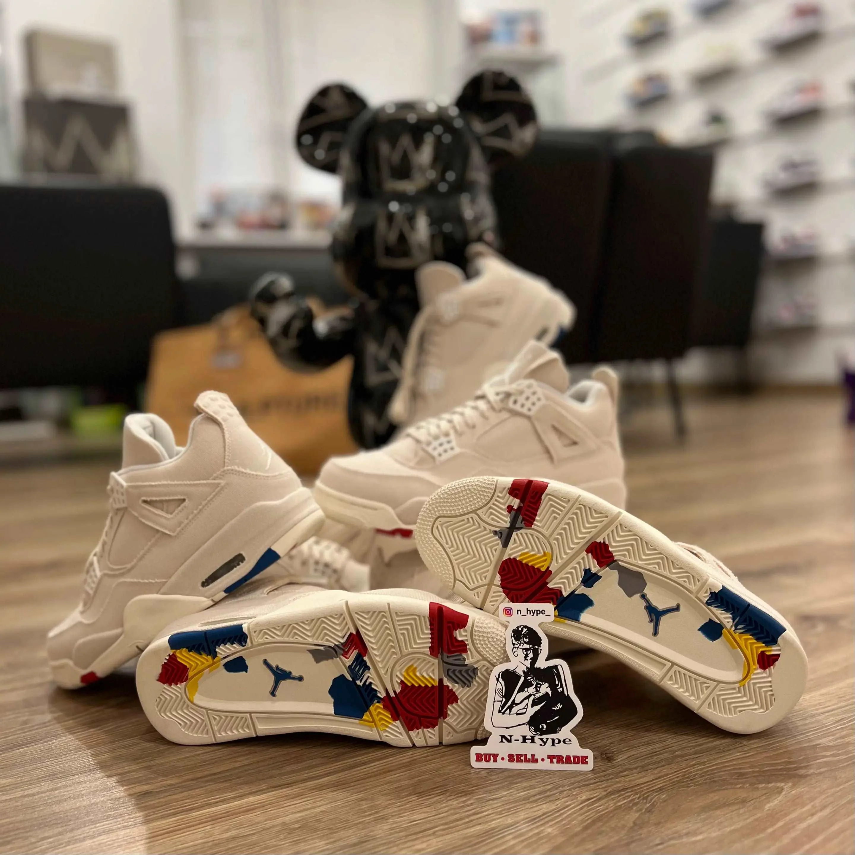 Jordan 4 Retro Blank Canvas (W) - Image 5