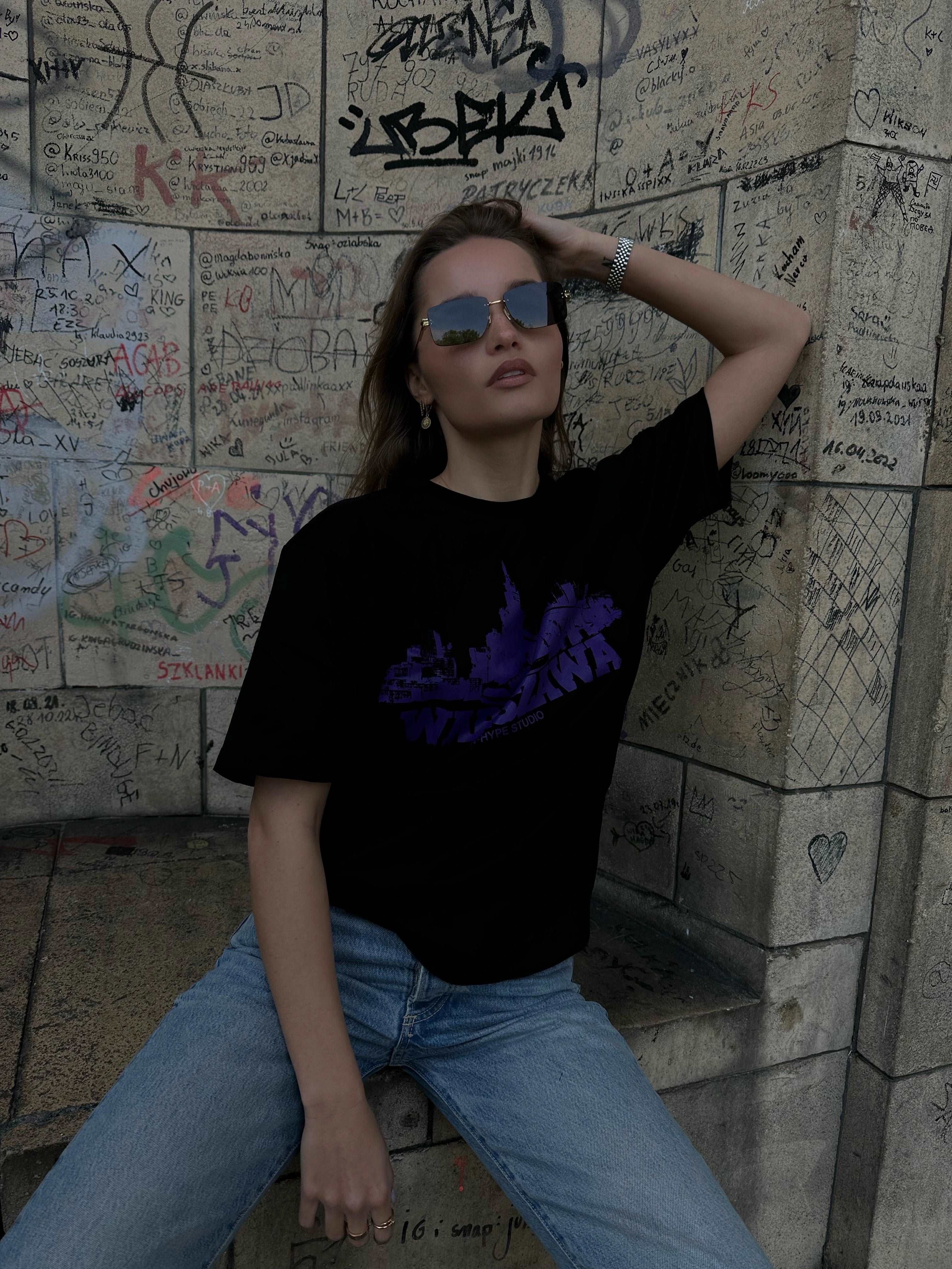 N-Hype Studio Koszulka Warszawa City Pack Czarna - Image 5