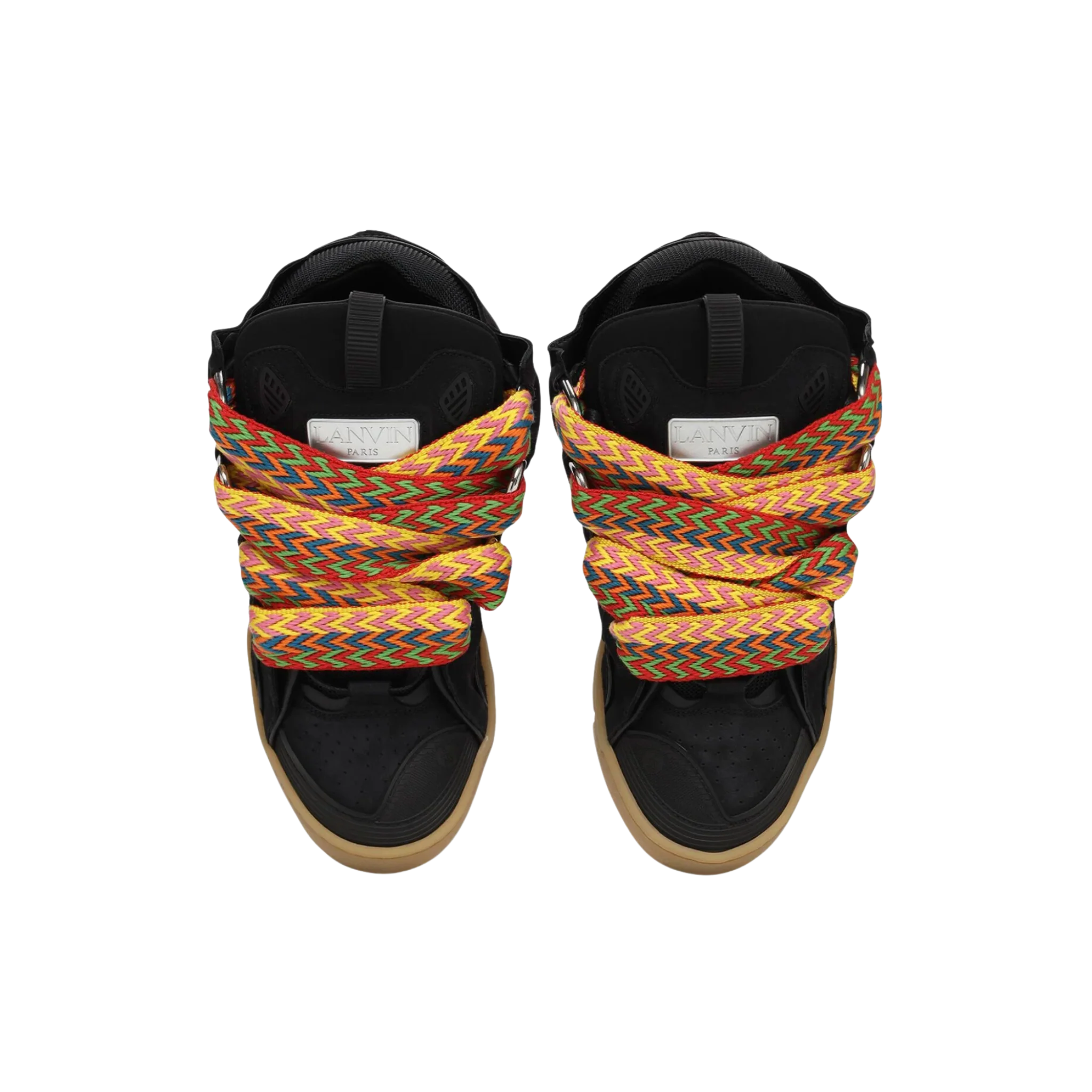 Lanvin Curb Leather Black Sneakers - Image 4