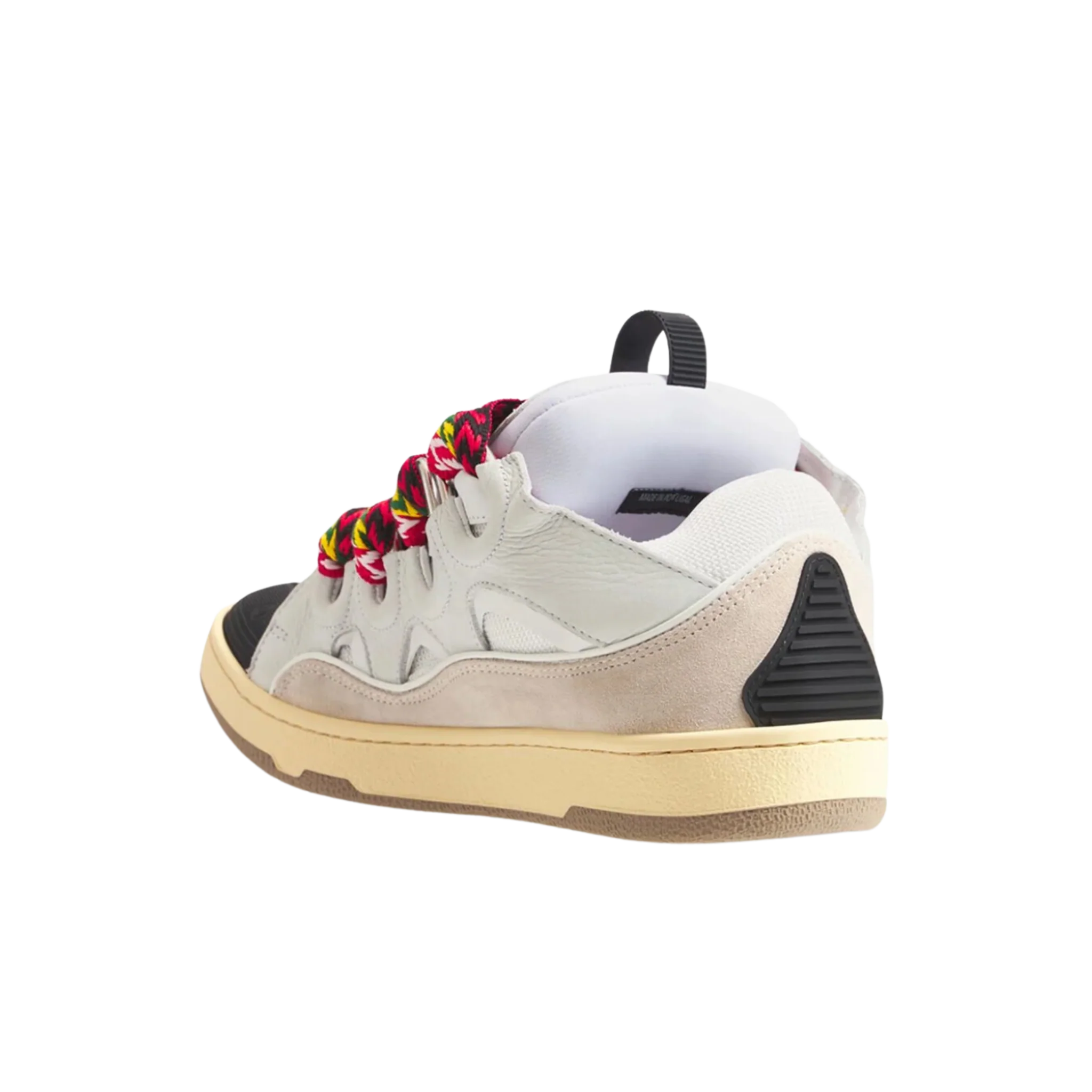 Lanvin Curb Leather White Sneakers - Image 3