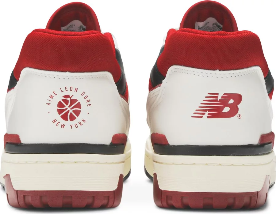 New Balance 550 Aime Leon Dore White Red - Image 3
