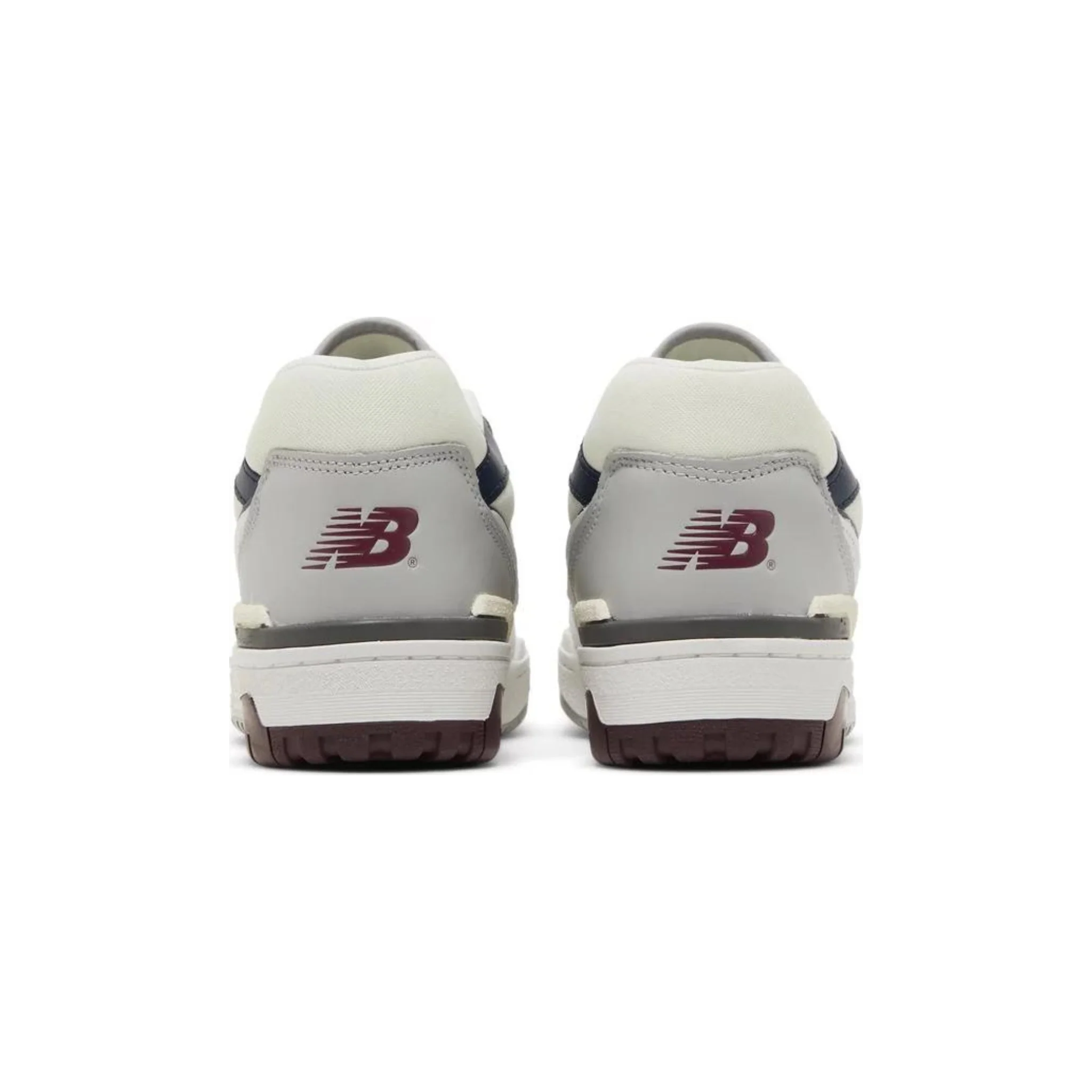 New Balance 550 White Natural Indigo Burgundy - Image 3