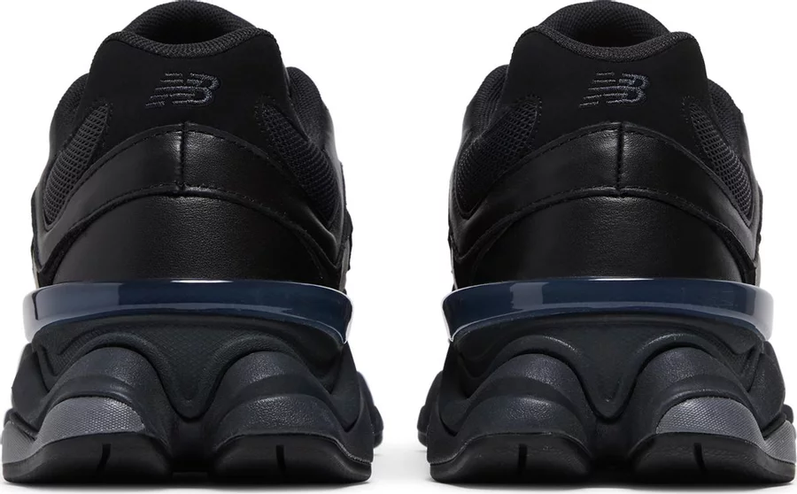 New Balance 9060 Triple Black Leather - Image 3