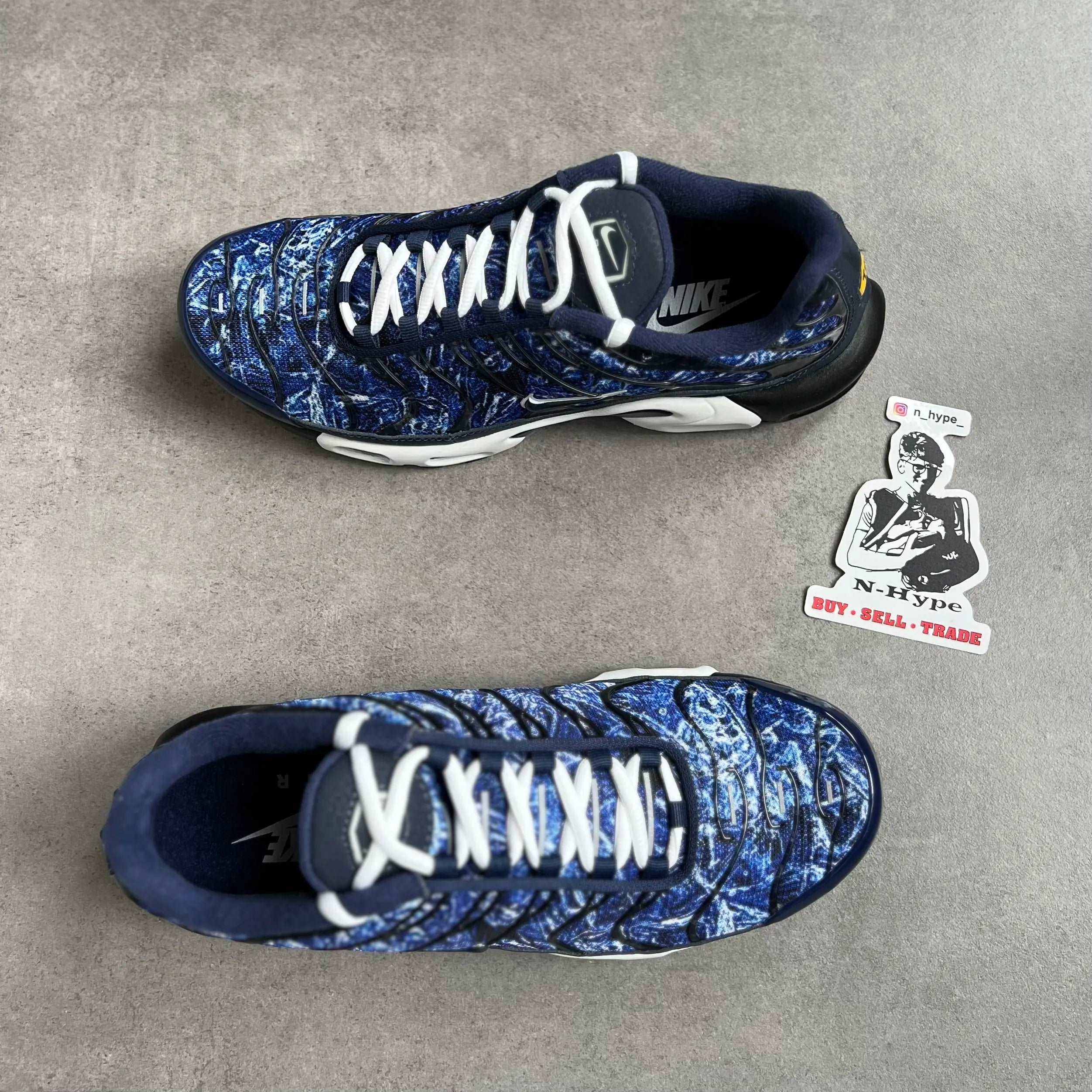Nike Air Max Plus Midnight Navy White - Image 5