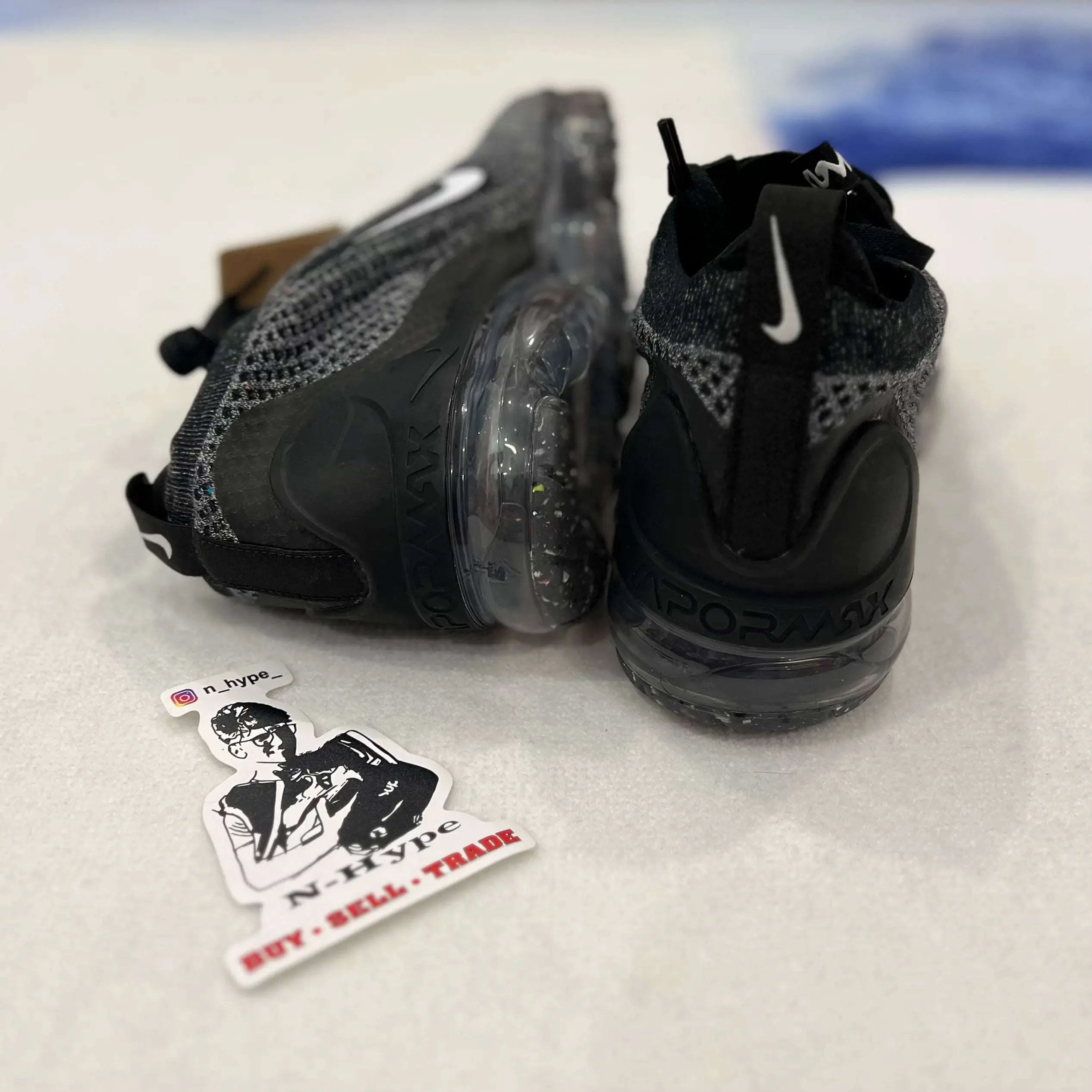 Nike Air VaporMax 2021 FK Black White Anthracite - Image 6