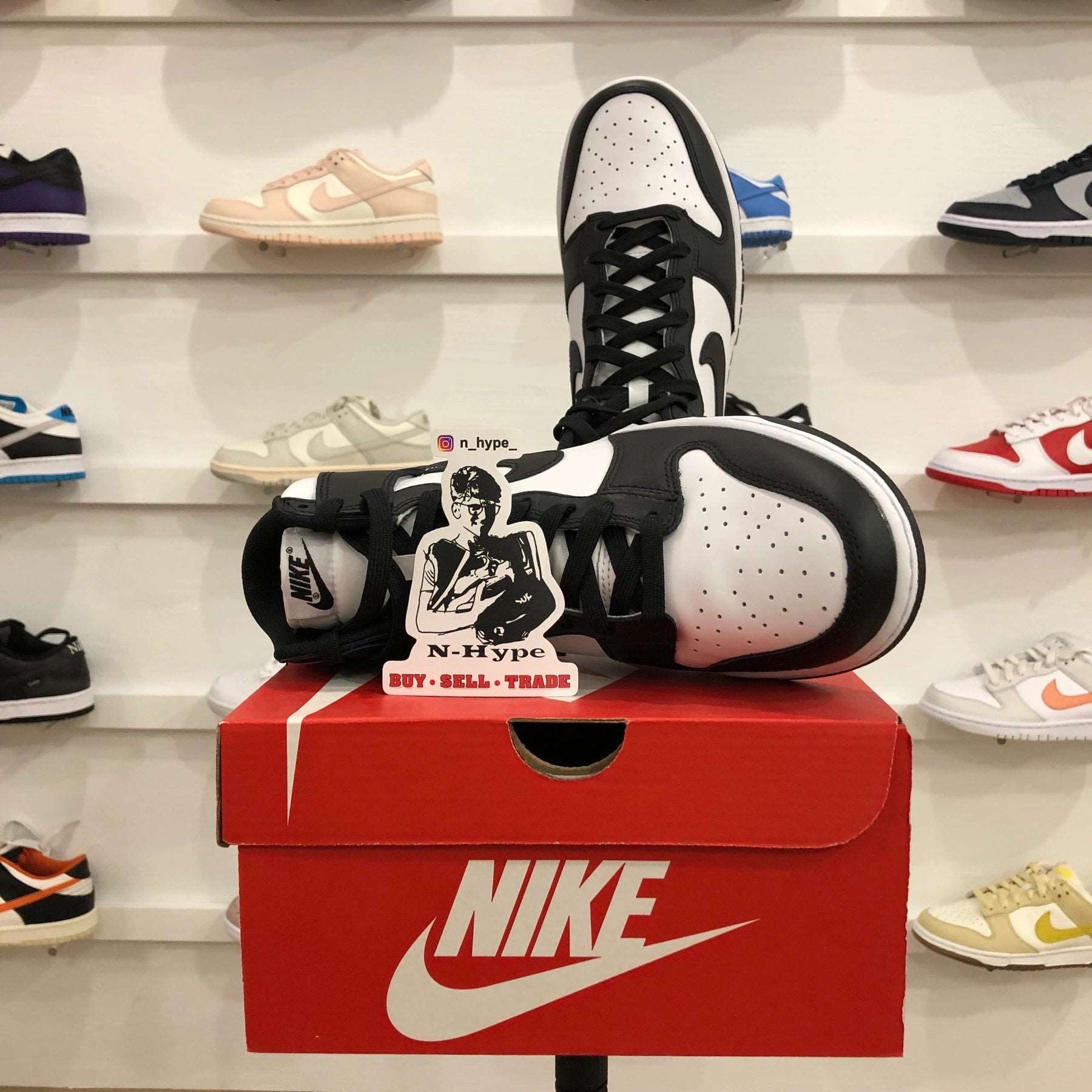 Nike Dunk High Black White (2021) "Panda" - Image 5