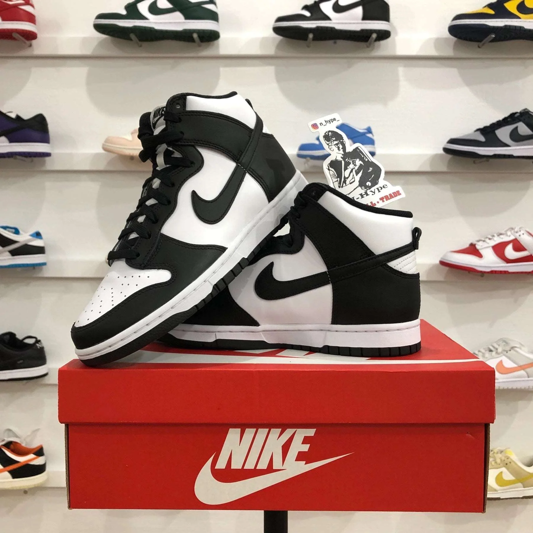 Nike Dunk High Black White (2021) "Panda" - Image 6