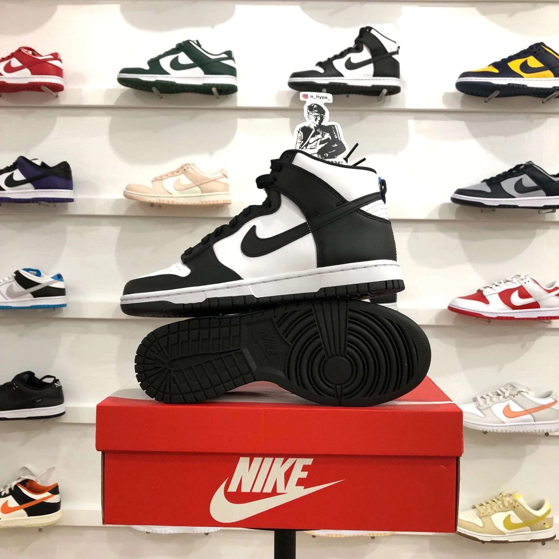 Nike Dunk High Black White (2021) "Panda" - Image 7