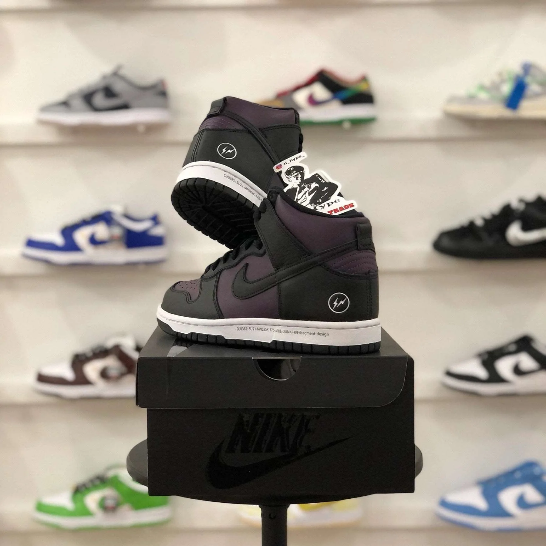 Nike Dunk High fragment design Beijing (2021) - Image 6