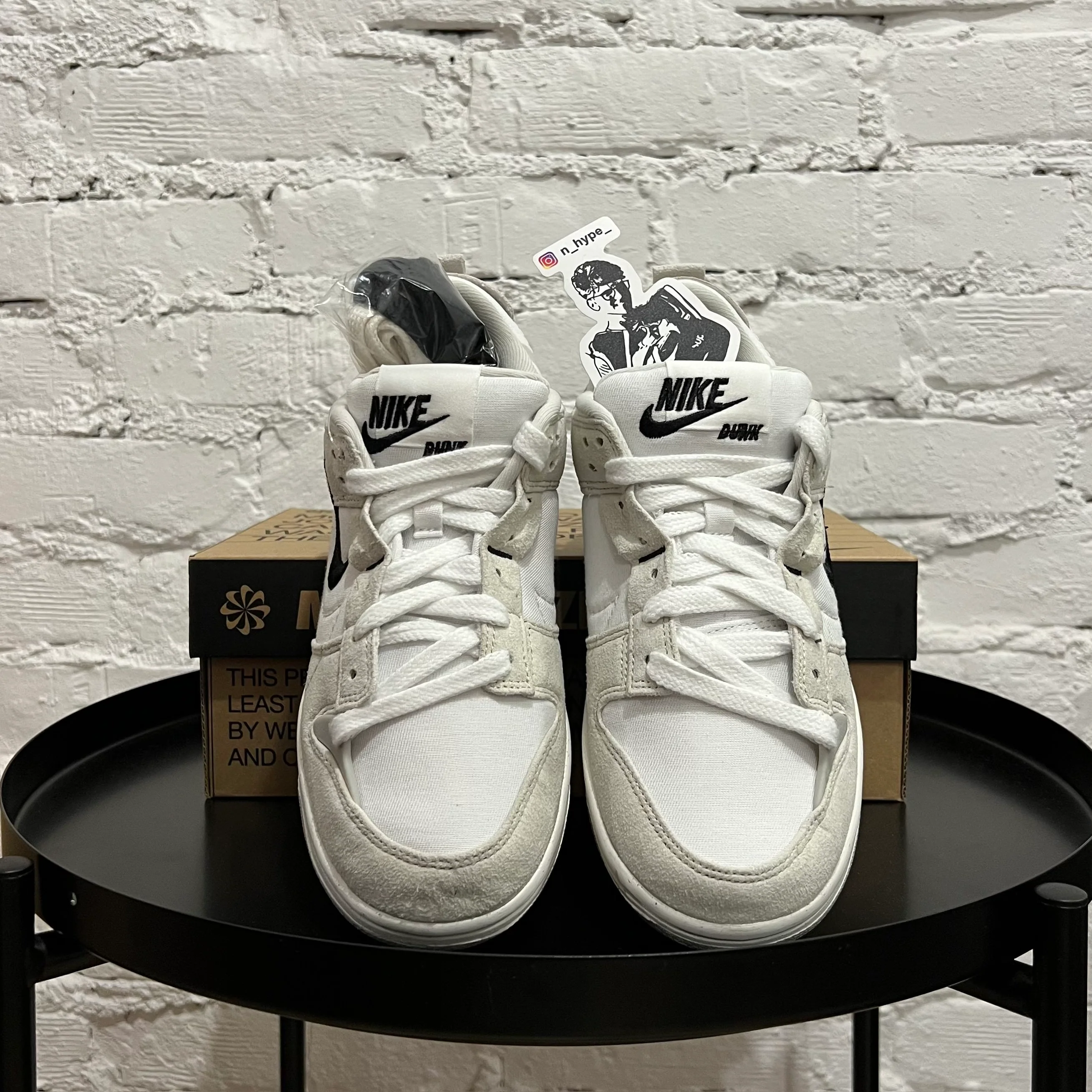 Nike Dunk Low Disrupt 2 Pale Ivory Black (Women's) - Image 8