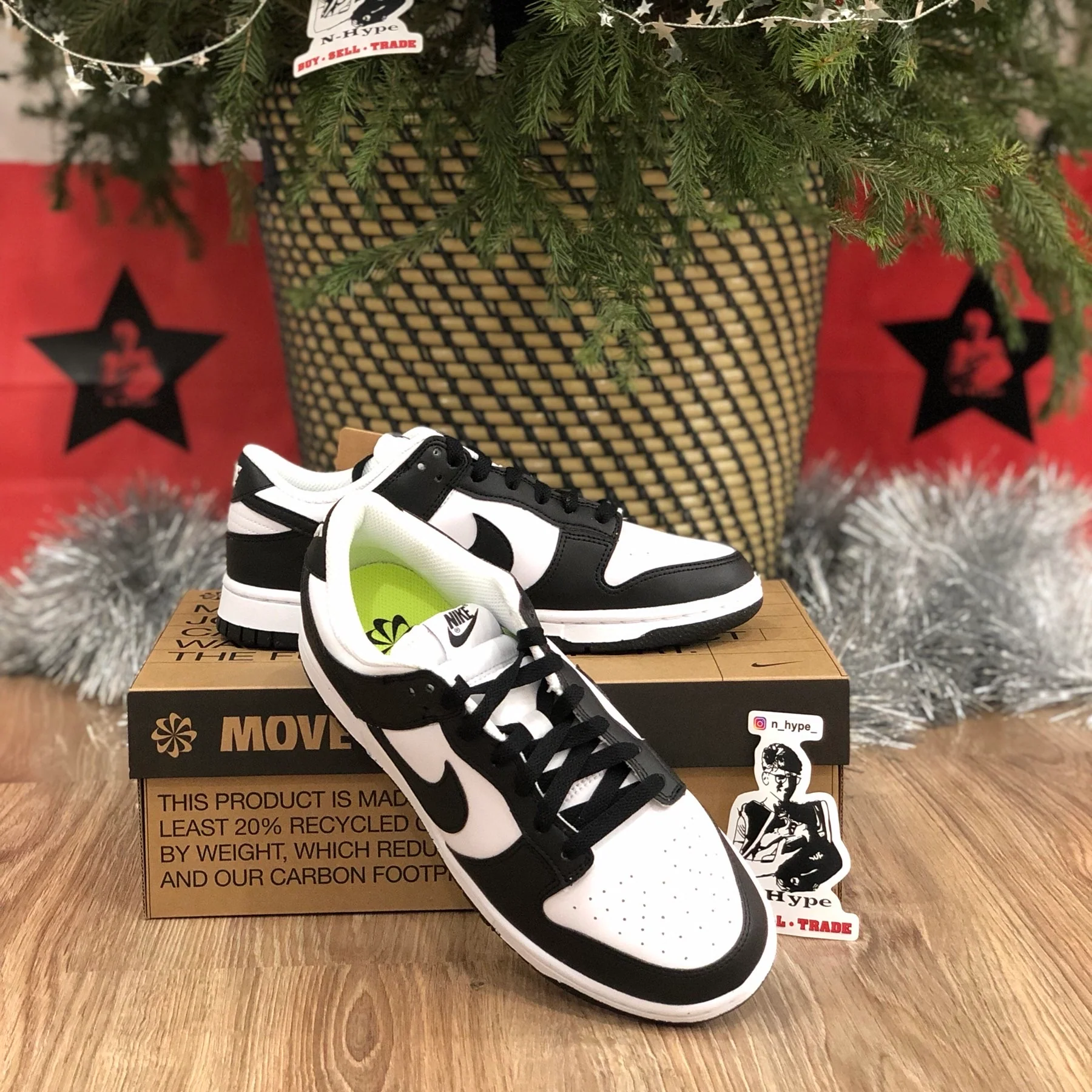 Nike Dunk Low Next Nature White Black (W) "Panda" - Image 9