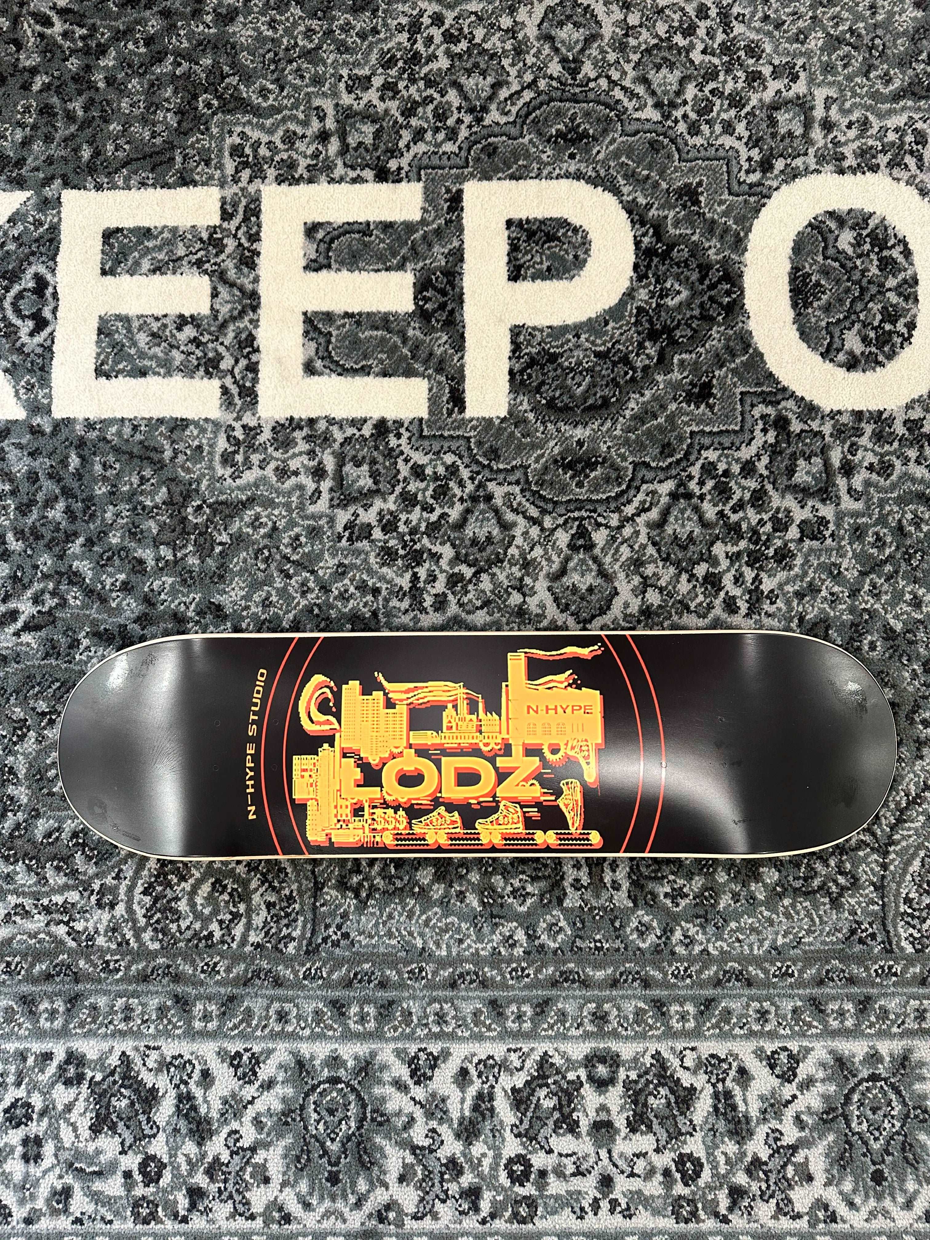 N-Hype Studio Skate Deck / Blat do deskorolki  Łódź City Pack Pomarańczowy - Image 3