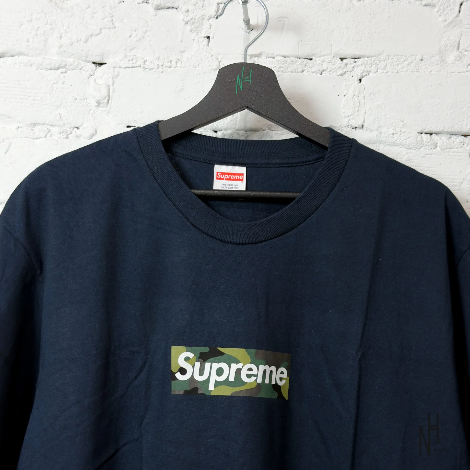 Supreme Box Logo Tee (FW23) Navy - Image 3