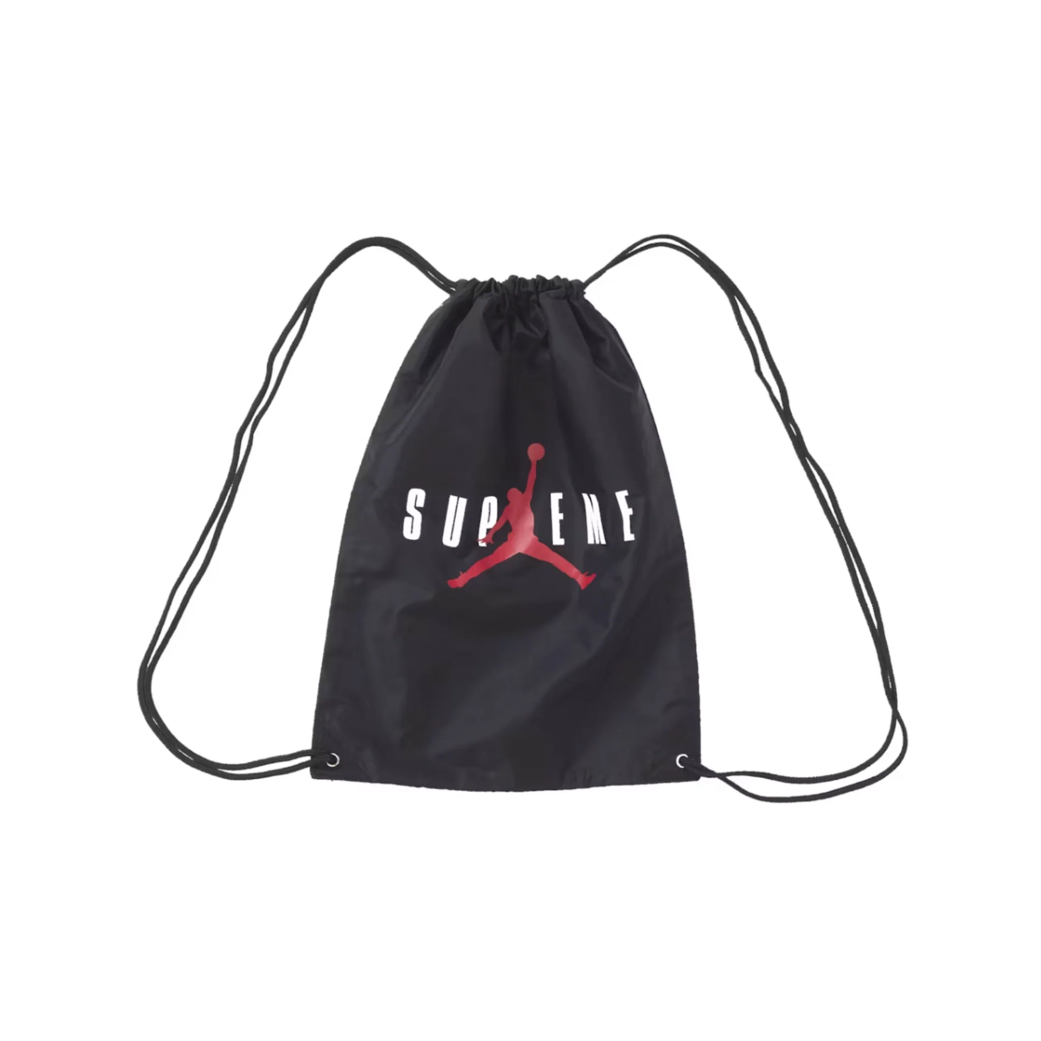 Supreme Jordan Drawstring Bag Black - Image 3