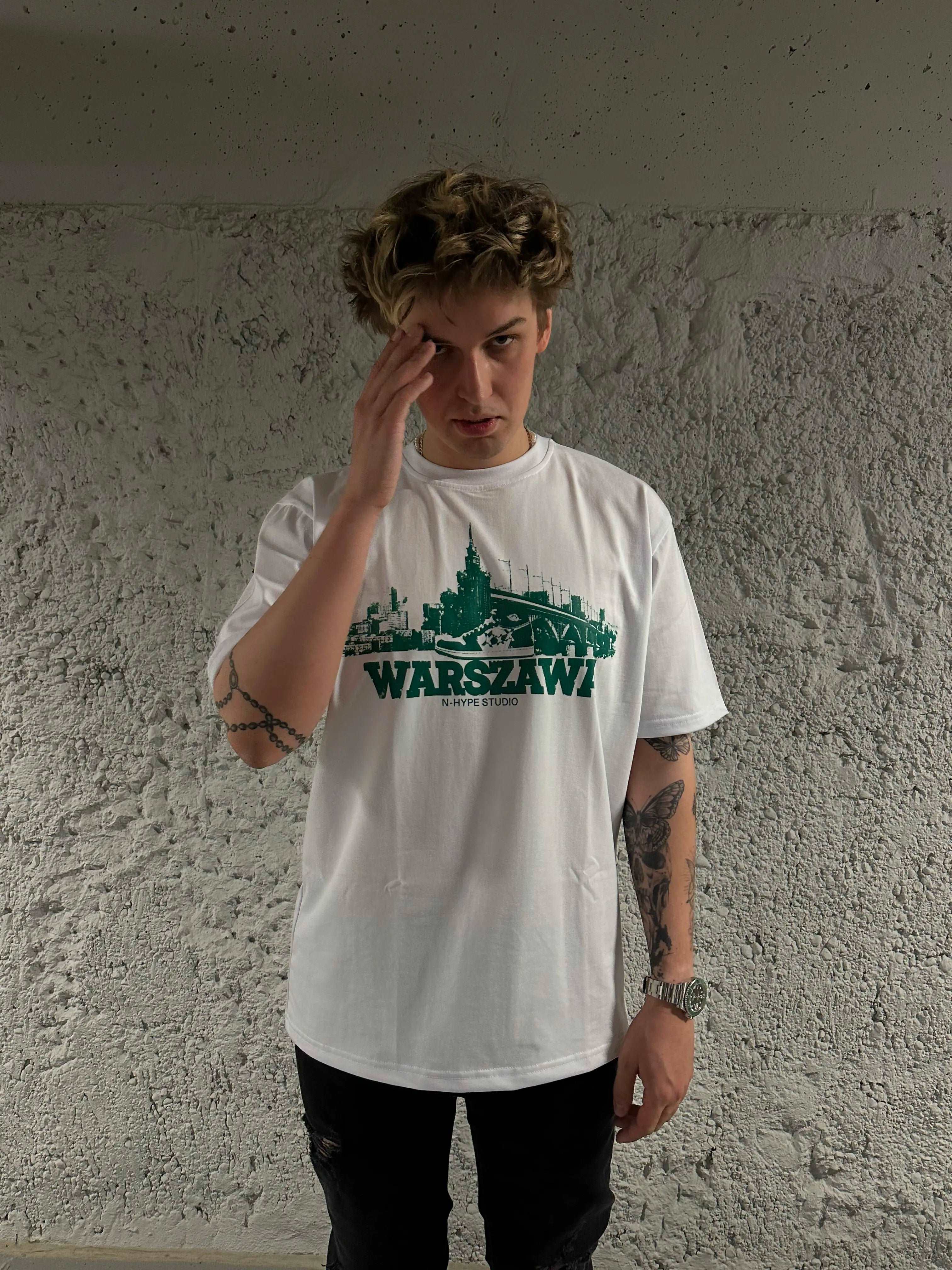 N-Hype Studio Koszulka Warszawa City Pack Biała - Image 5