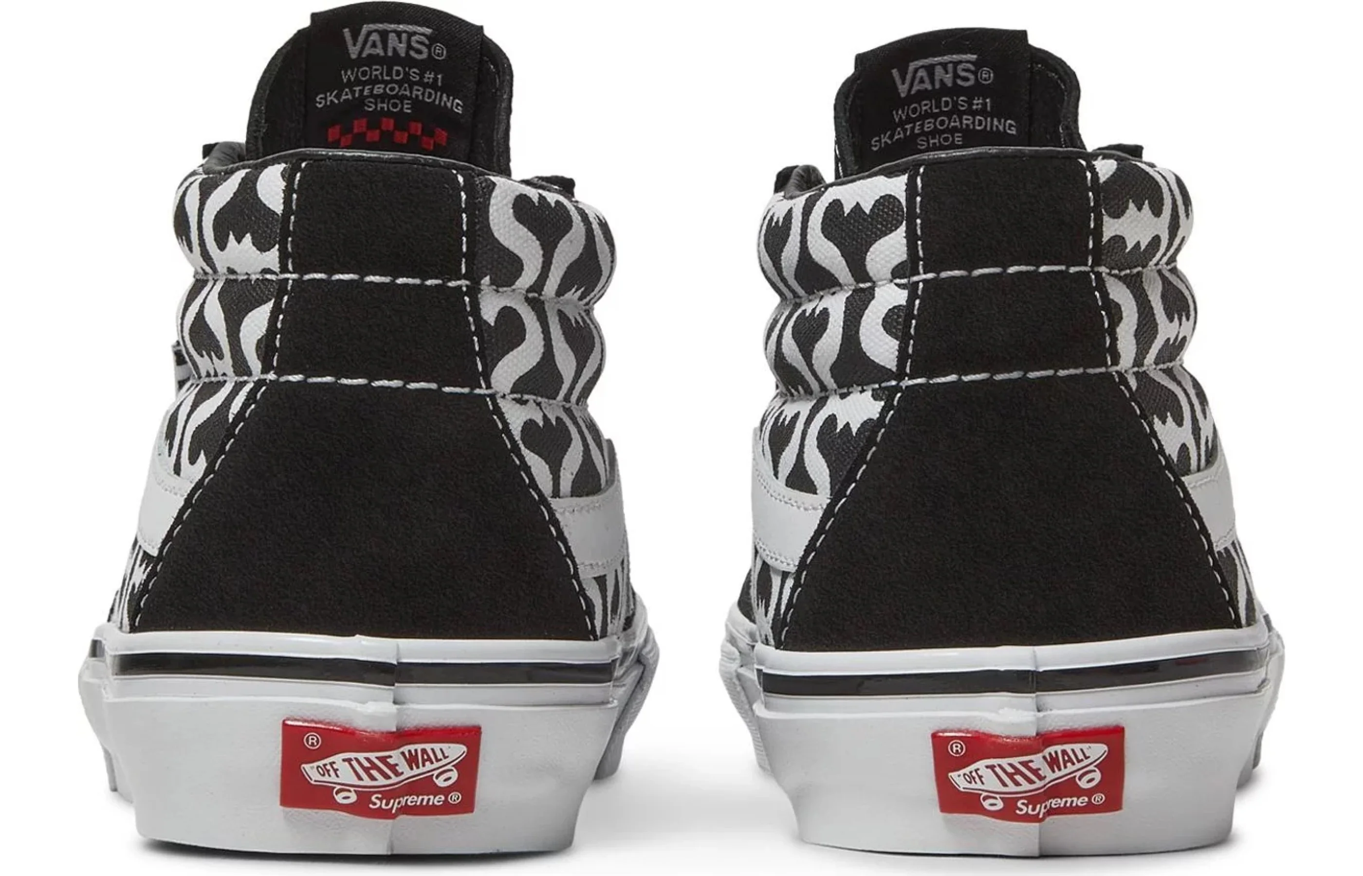 Vans Skate Grosso Mid Supreme Monogram S Logo Black - Image 3
